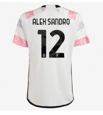 Juventus Alex Sandro #12 Koszulka Wyjazdowych 2023-24 Krótki Rękaw